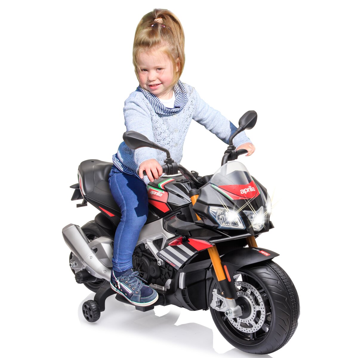 Kindermotorrad Aprilia Tuono V4 1100 RR Italy Design 12V Kindermotorrad Aprilia Tuono V4 1100 RR Italy Design