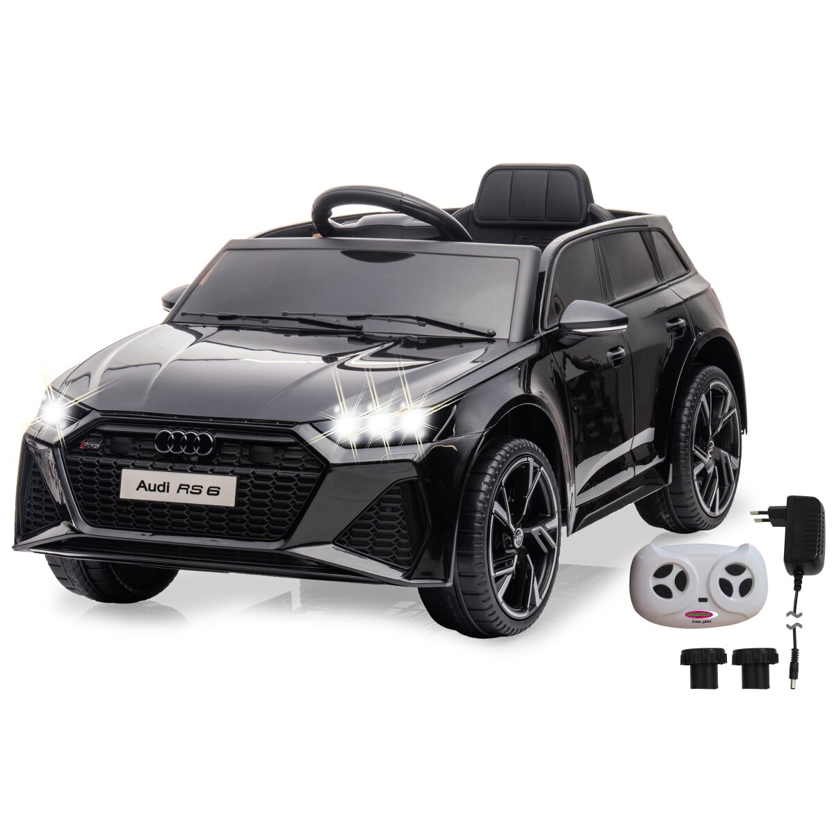 Kinderfahrzeug Audi RS 6 schwarz
