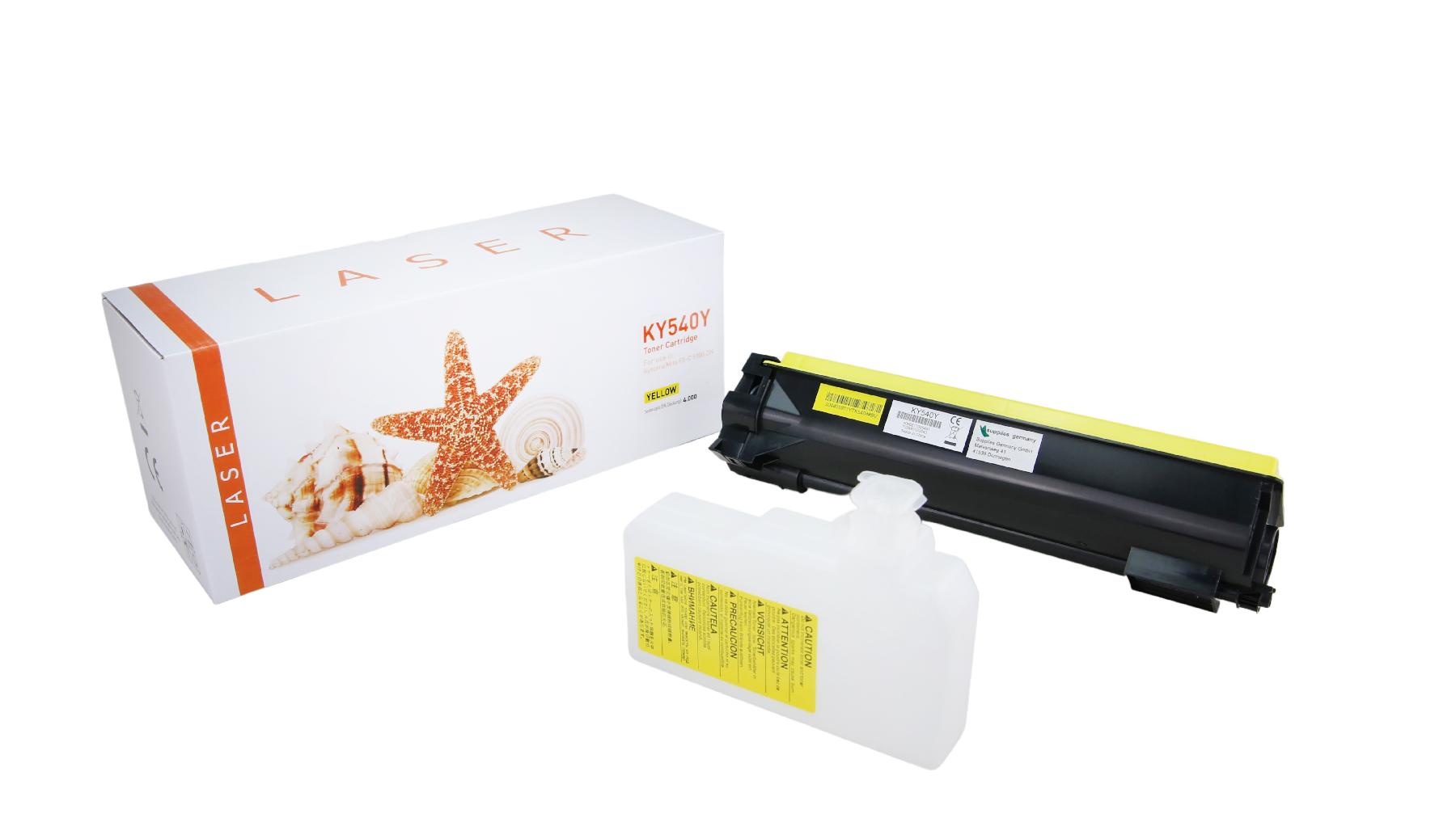 TK540Y alternativ Toner gelb für Kyocera / TK540Y / 4.000 Seiten TK540Y alternativ Toner gelb für Kyocera / TK540Y / 4.000 Seiten