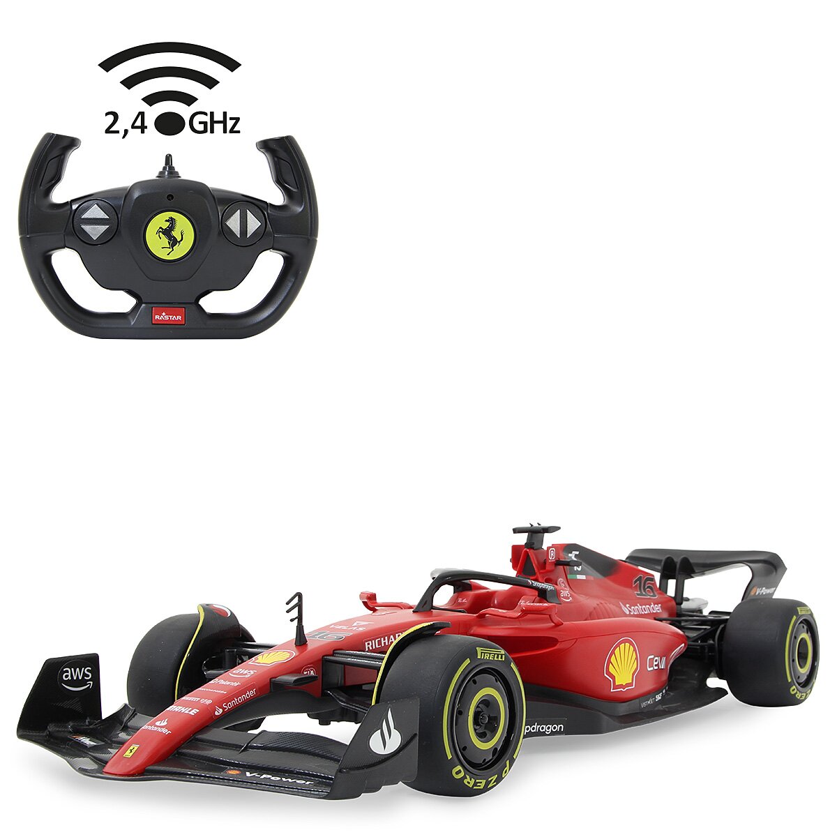 Ferrari F1-75 1:12 rot 2,4GHz Ferrari F1-75 1:12 rot 2,4GHz
