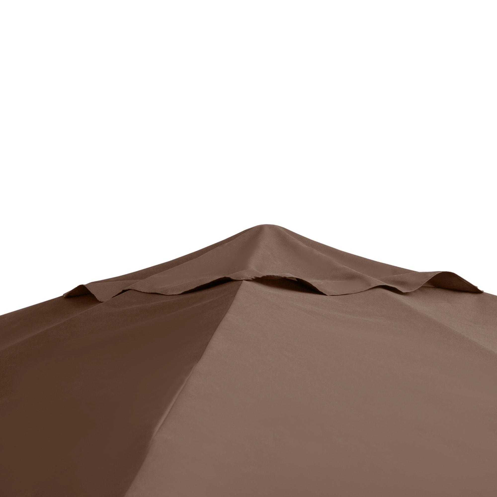 Ersatzdach für Gartenpavillon, Polyester, 2,98 x 2,95 m, Kaffee