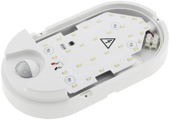 LED Wandleuchte "NIAS" IP54, 4000K, 10W, 1010lm, 140° Bewegungsmelder