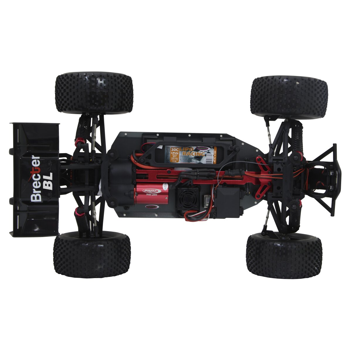 Brecter Truggy BL 4WD 1:10 Lipo 2,4GHz mit LED