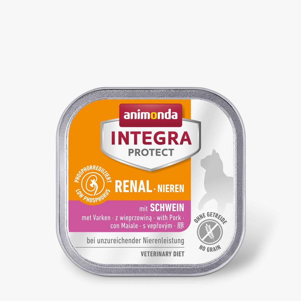 Animonda Cat Schale Integra Protect Niere mit Schwein 100g Animonda Cat Schale Integra Protect Niere mit Schwein 100g