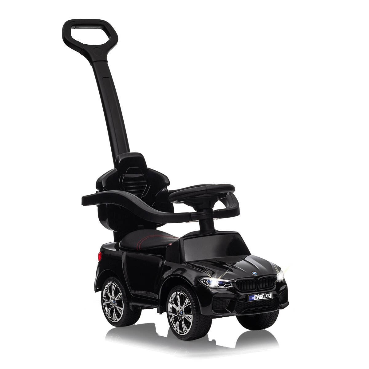 Rutscher BMW M5 schwarz 2in1 mit Schubstange